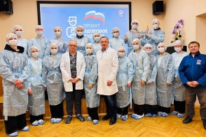 Сегодня стационар МОКМЦ на улице Володарского посетили учащиеся гимназии № 5