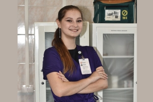 Герои в лицах. Медсёстры Мурманской области. Максимова Анастасия Павловна.